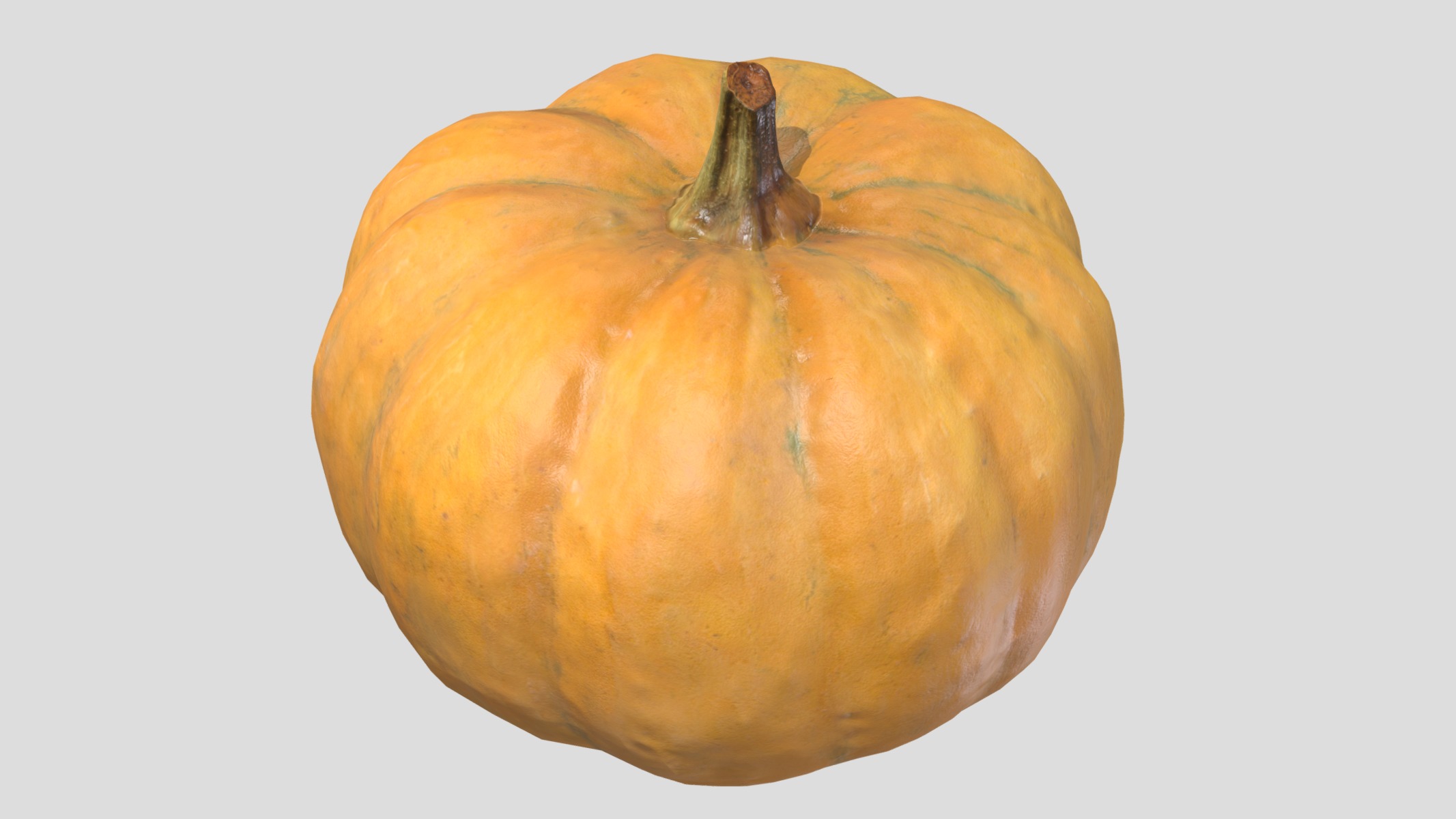 Pumpkin Low Poly Low-poly 3D model_8