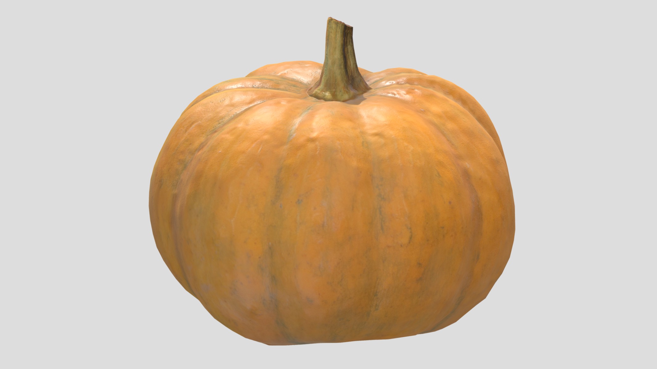 Pumpkin Low Poly Low-poly 3D model_4