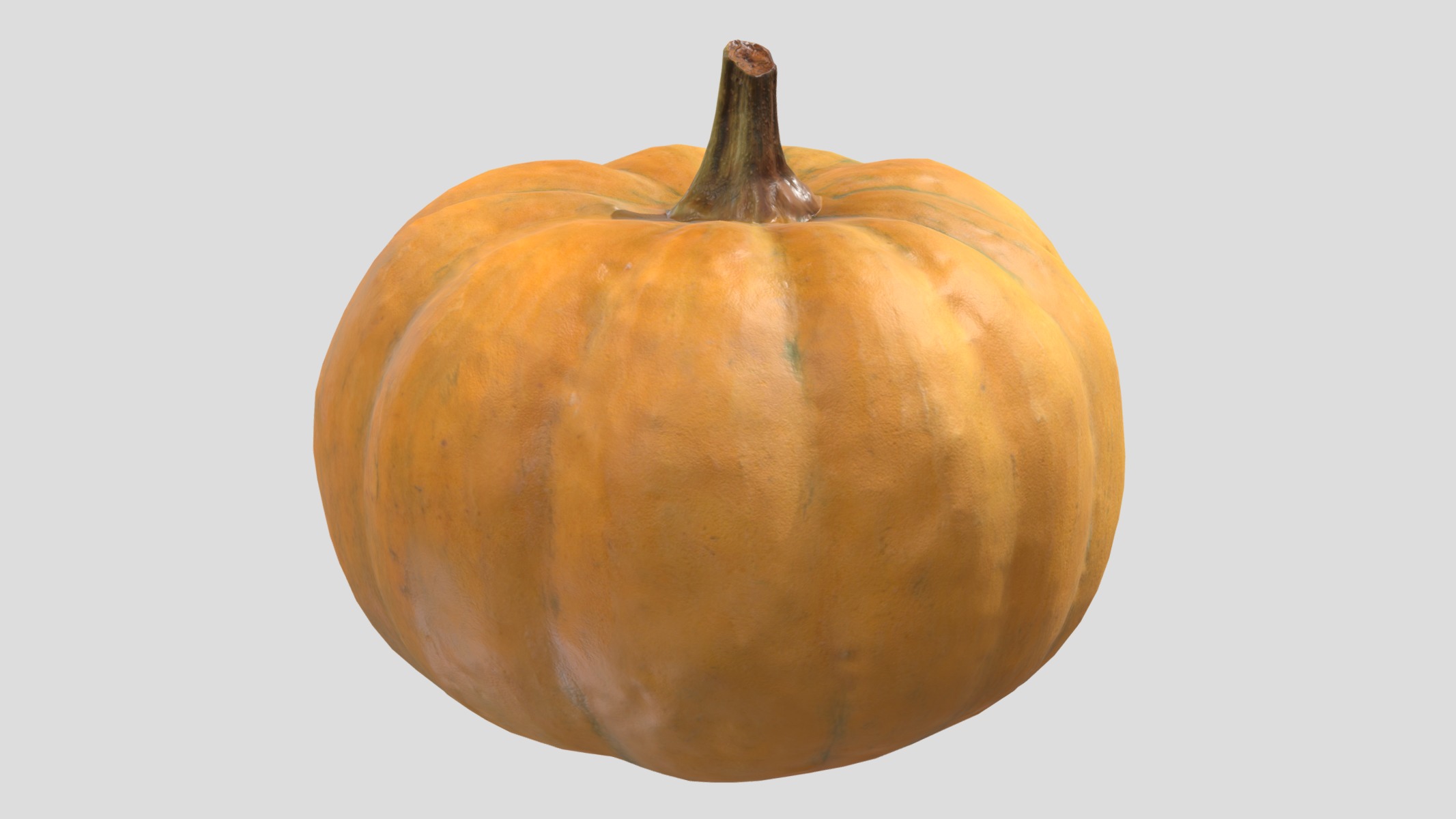 Pumpkin Low Poly Low-poly 3D model_6