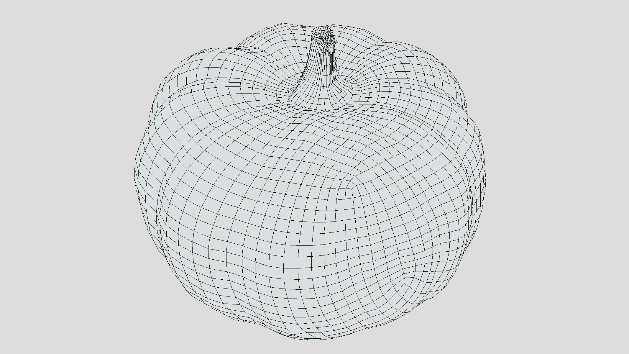 Pumpkin Low Poly Low-poly 3D model_9