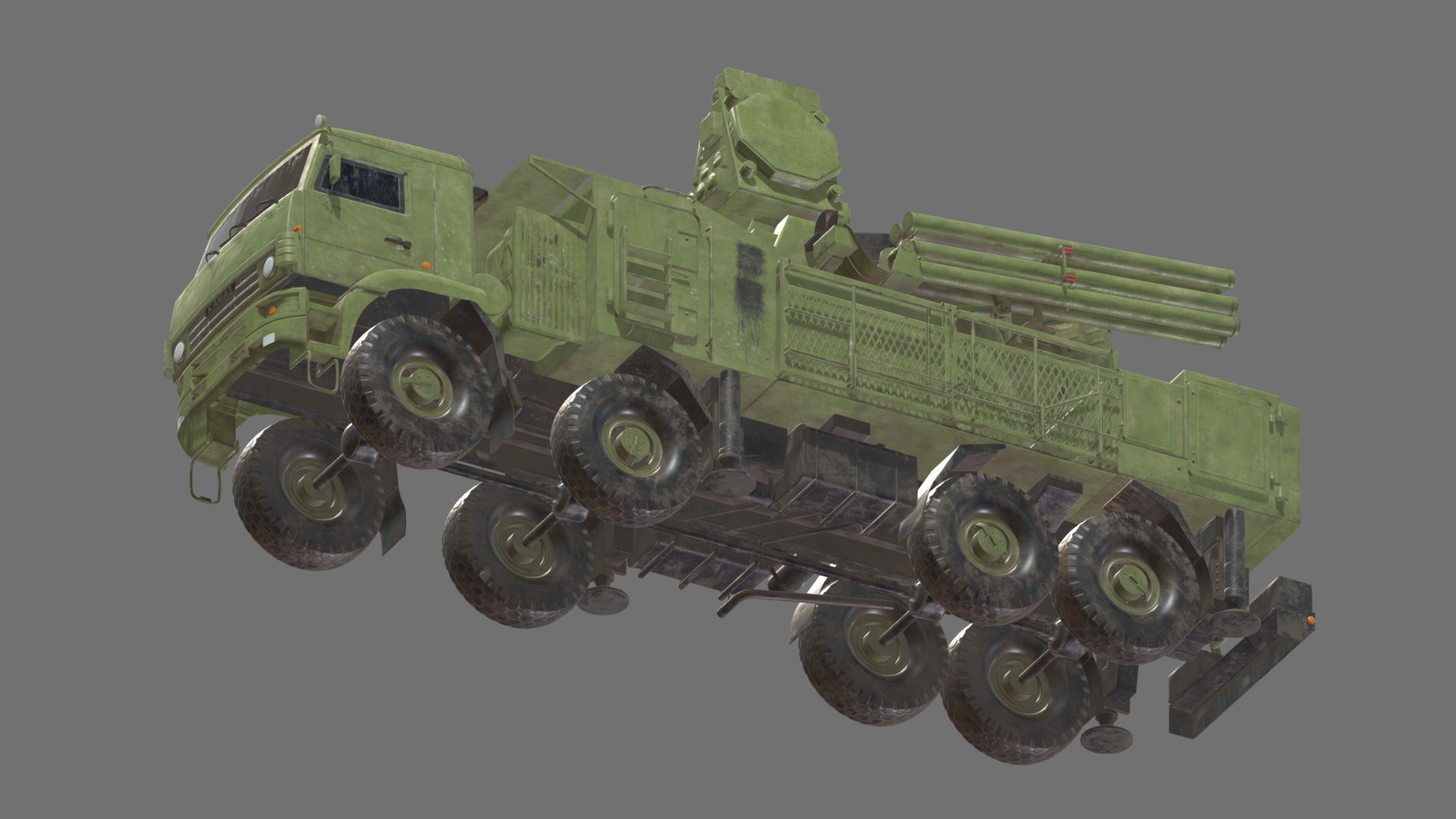 SA 22 Pantsir S1 Low Poly Low-poly 3D model_10