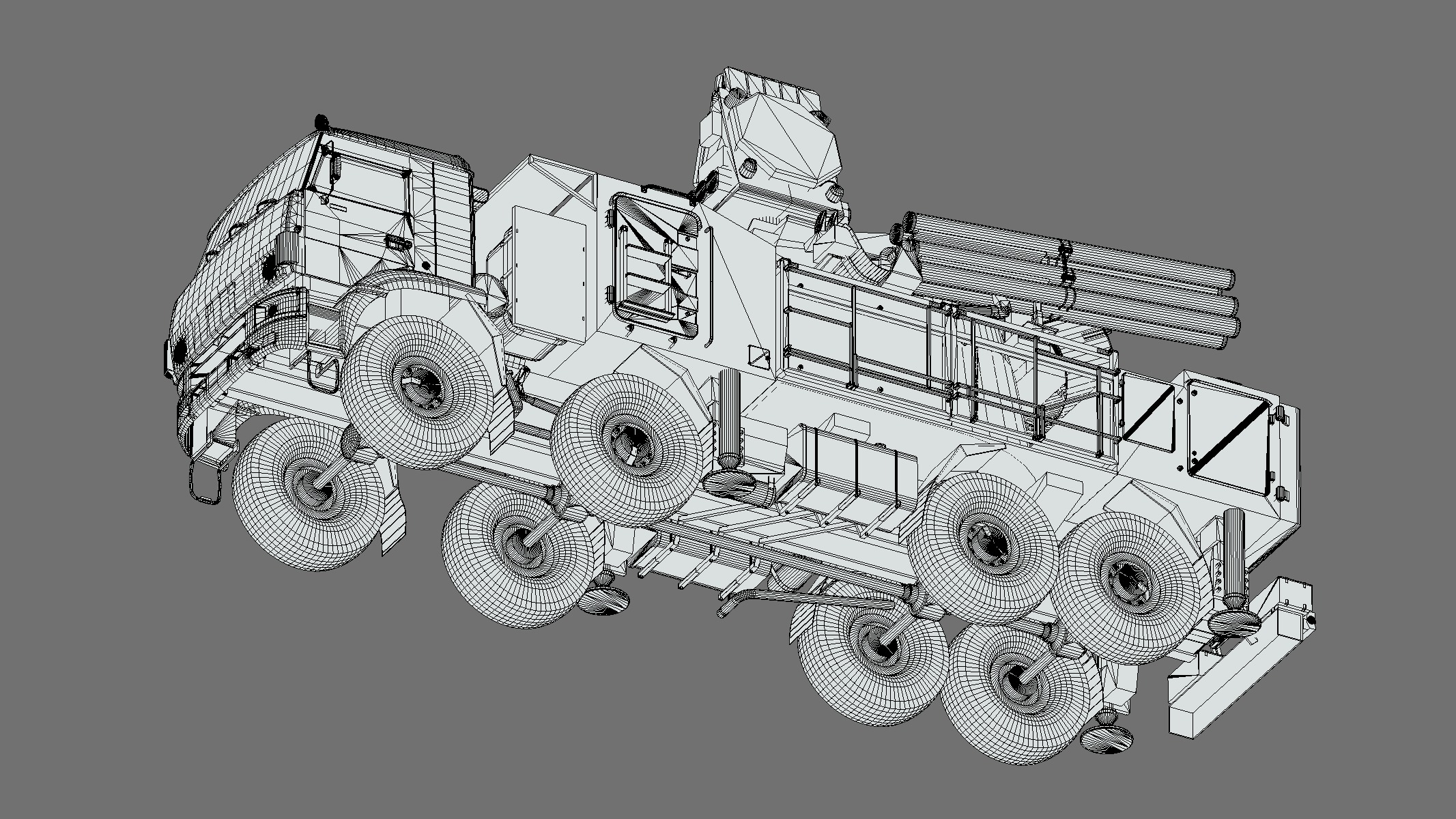 SA 22 Pantsir S1 Low Poly Low-poly 3D model_11