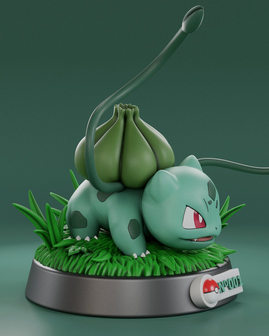 Pokemon Bulbasaur 3D Model Ready to Print 3D print model_1