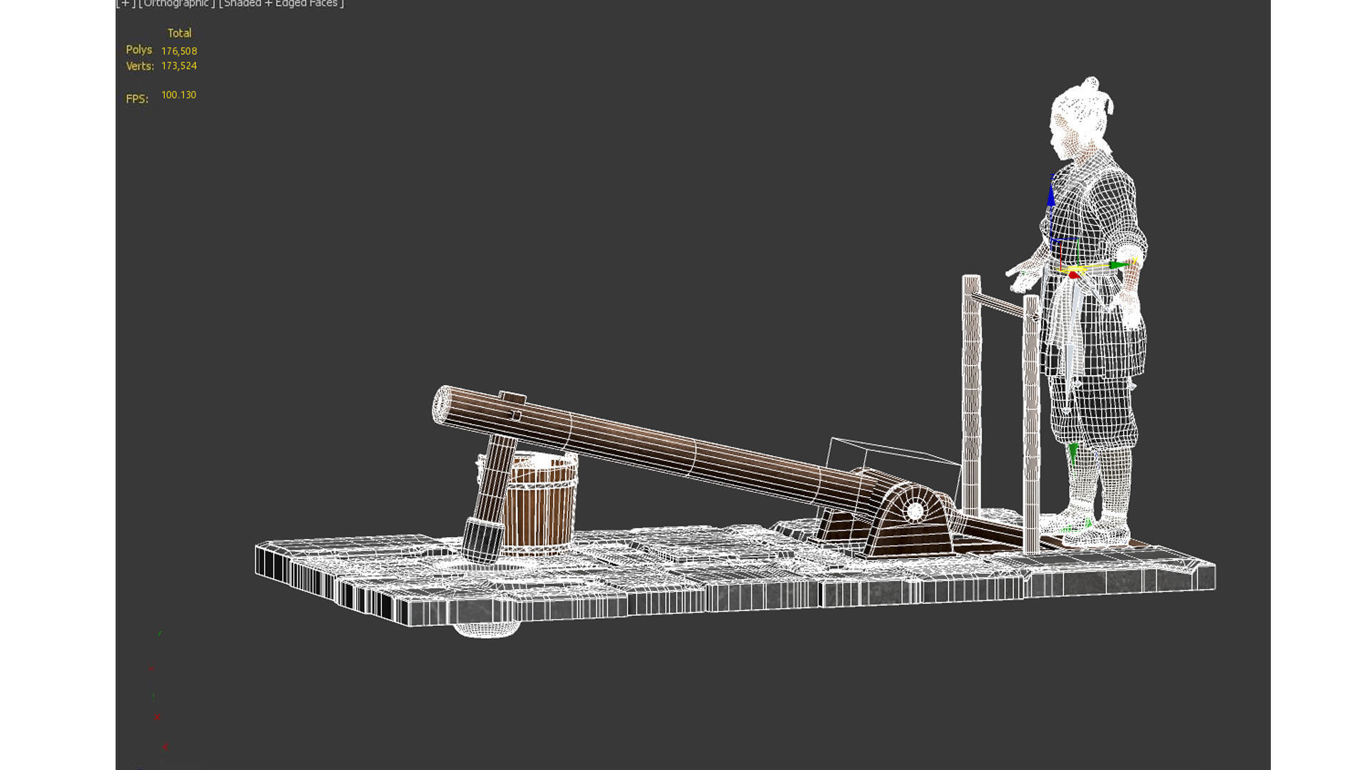 farmer avatar Low-poly 3D model_15