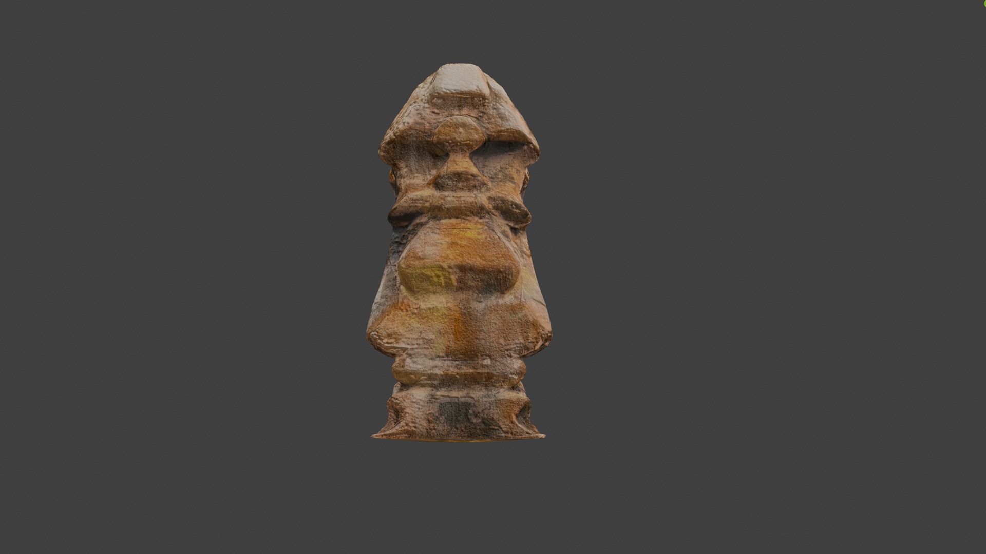 Stone arches archway crosscut Stone gate 3D model_7