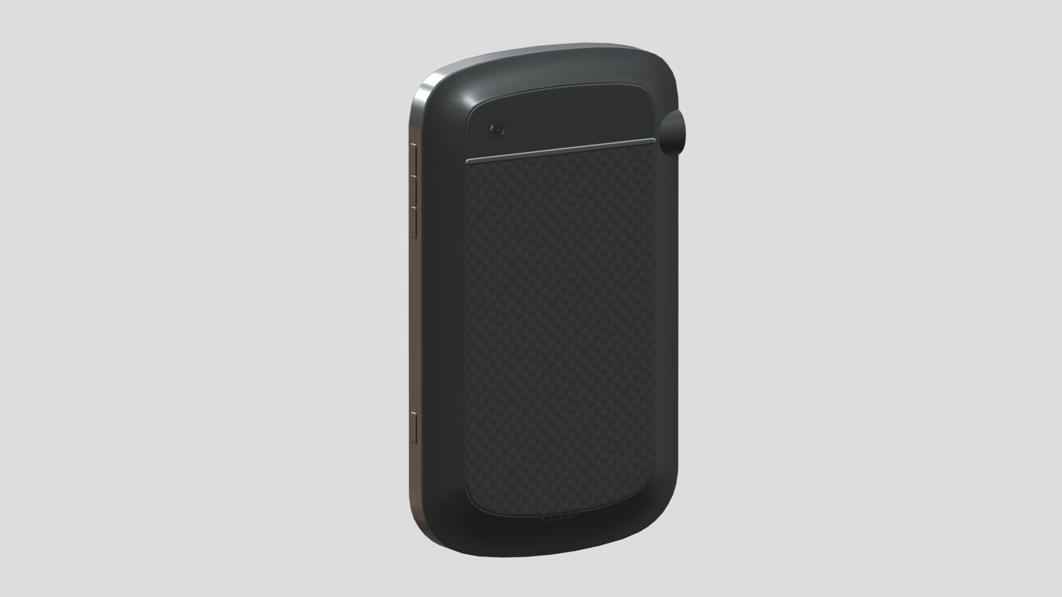Smartphone Blackberry Low Poly Low-poly 3D model_8