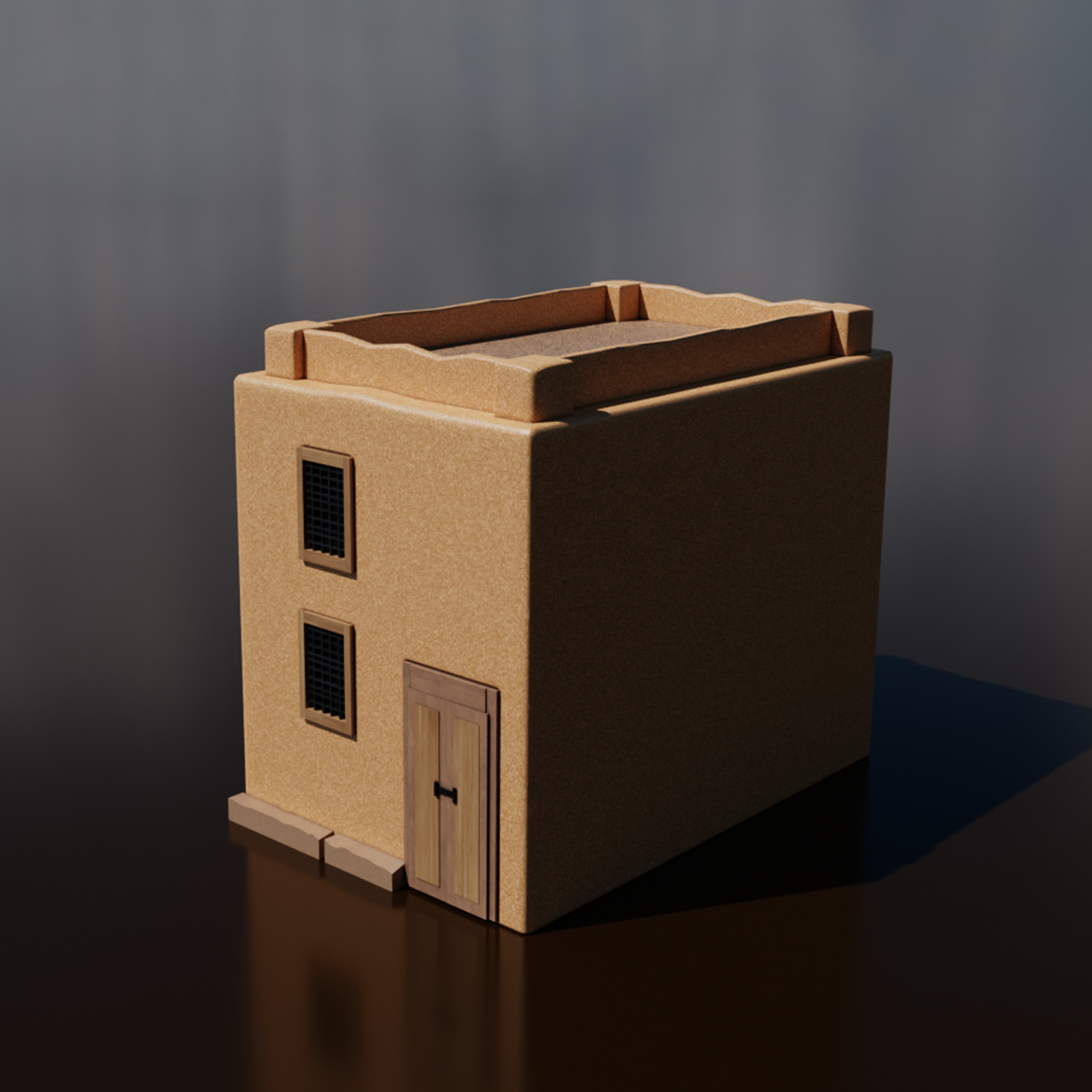 3D Model Desert House Pack Low Poly 3D model_15