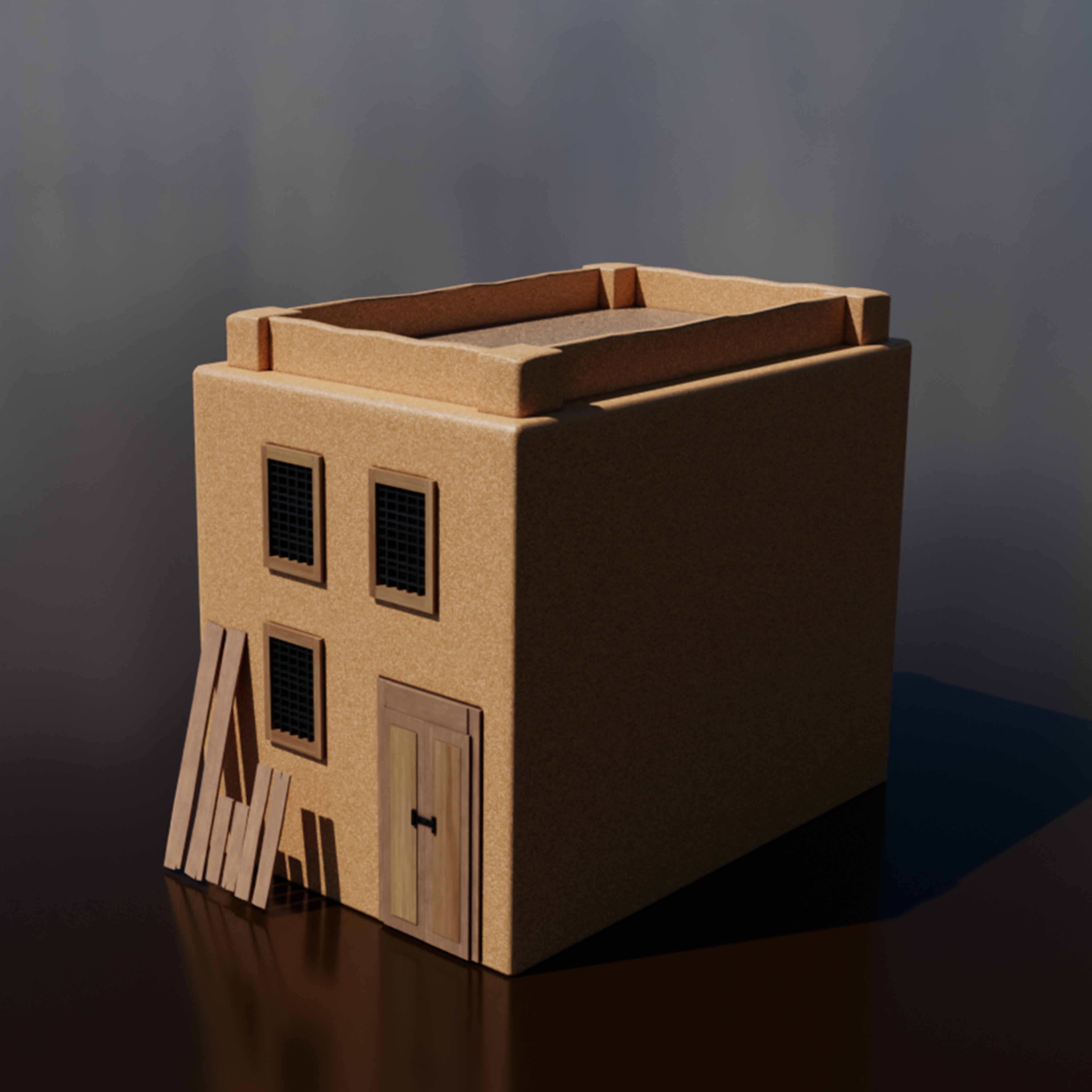 3D Model Desert House Pack Low Poly 3D model_18