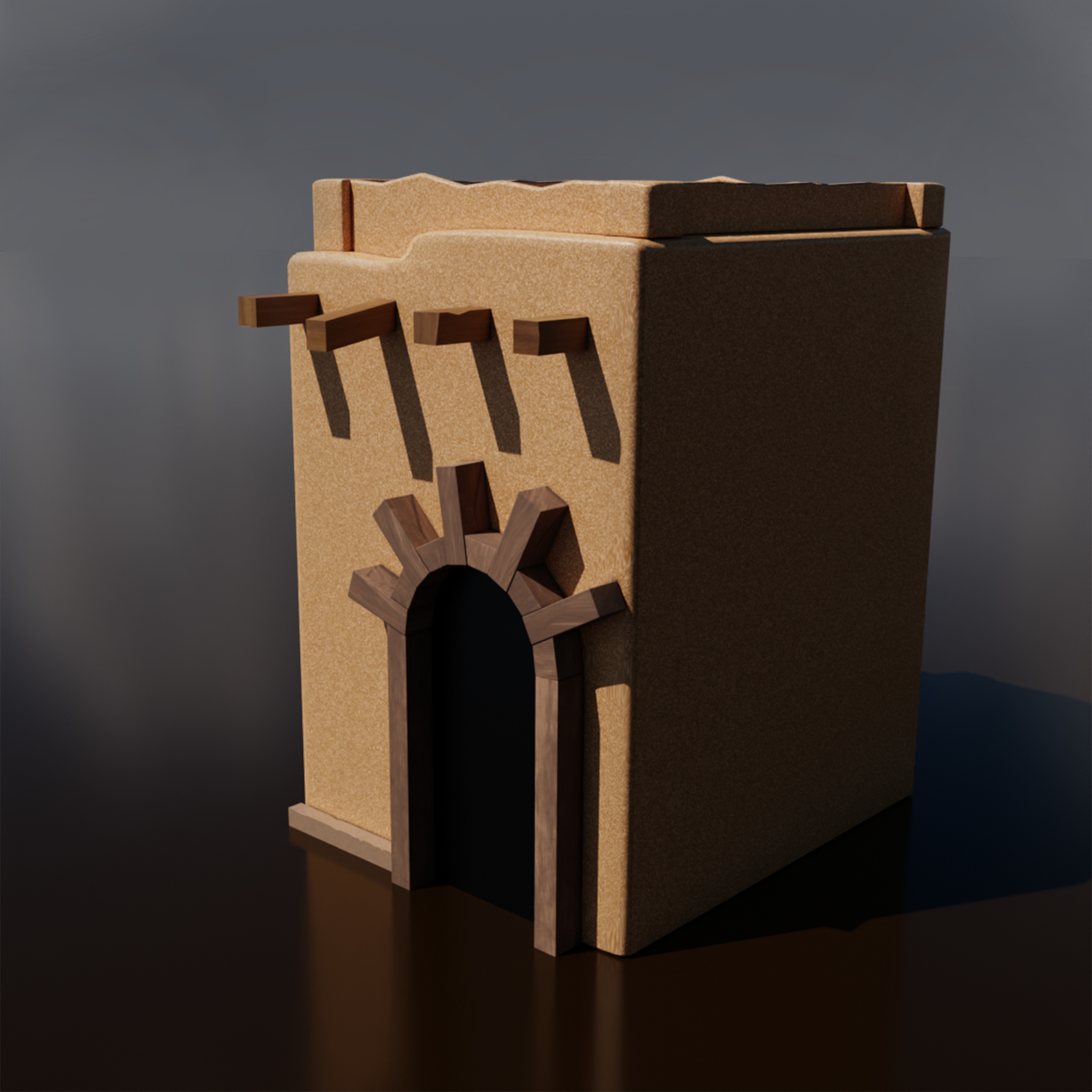 3D Model Desert House Pack Low Poly 3D model_14