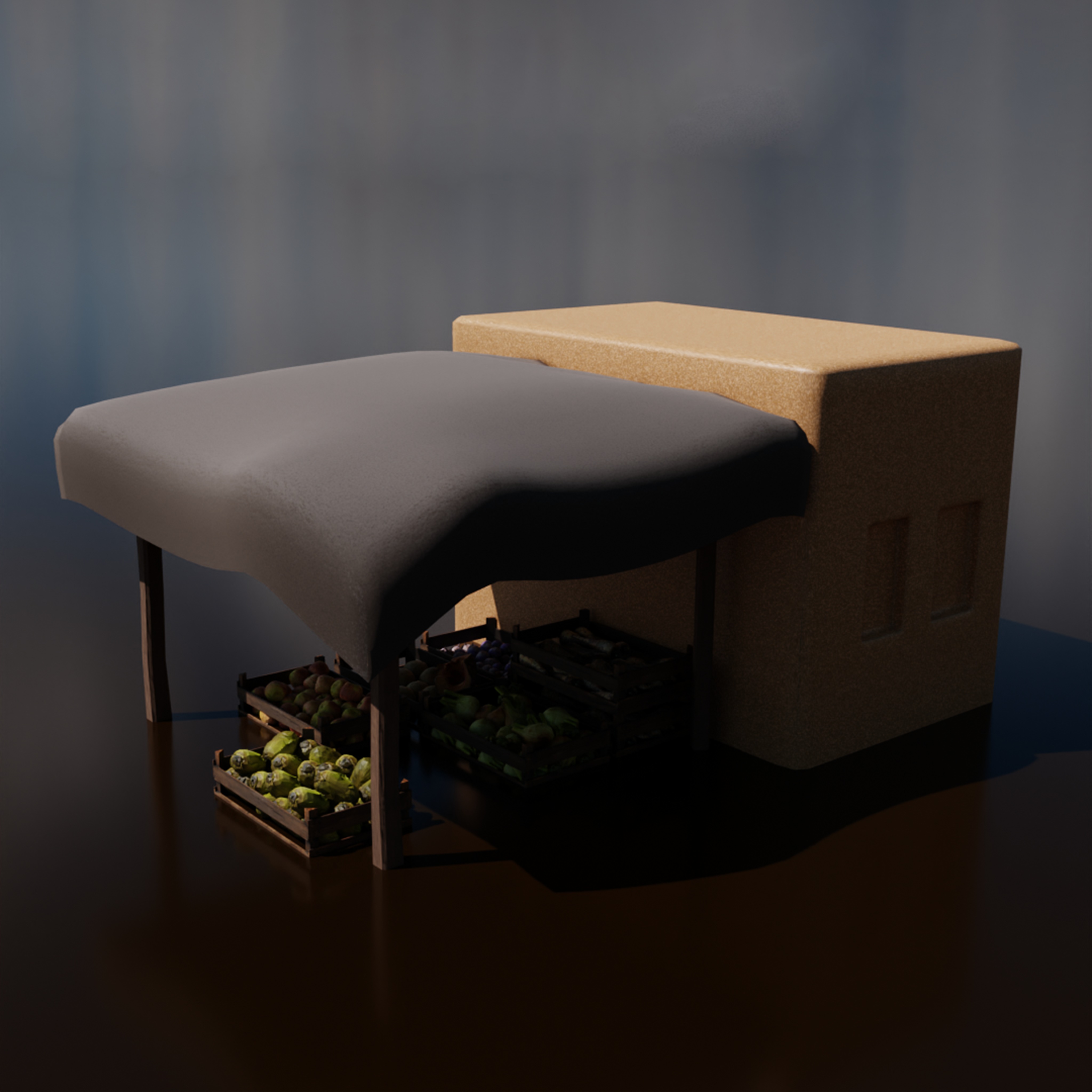 3D Model Desert House Pack Low Poly 3D model_10