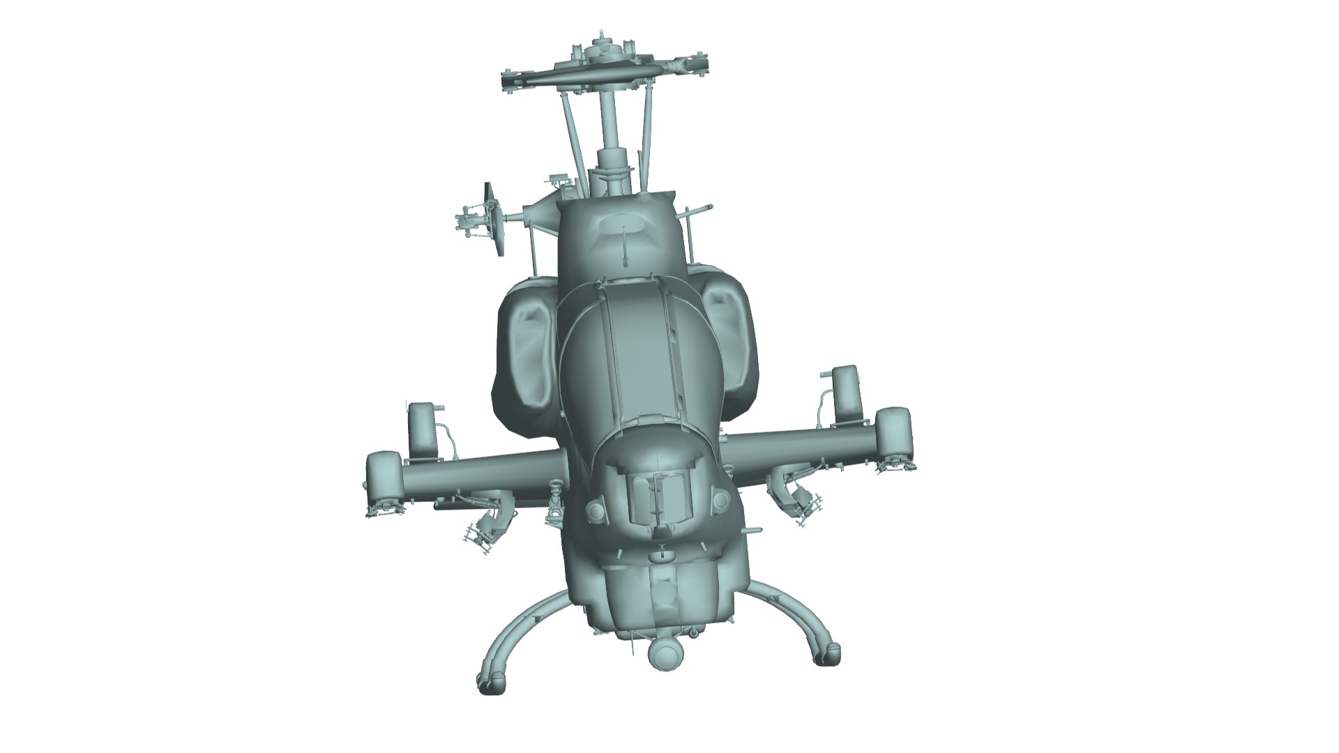 Bell AH-1 SuperCobra 3D model_3