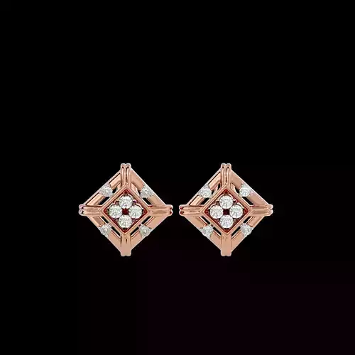 Light Minimalist Diamond Earrings