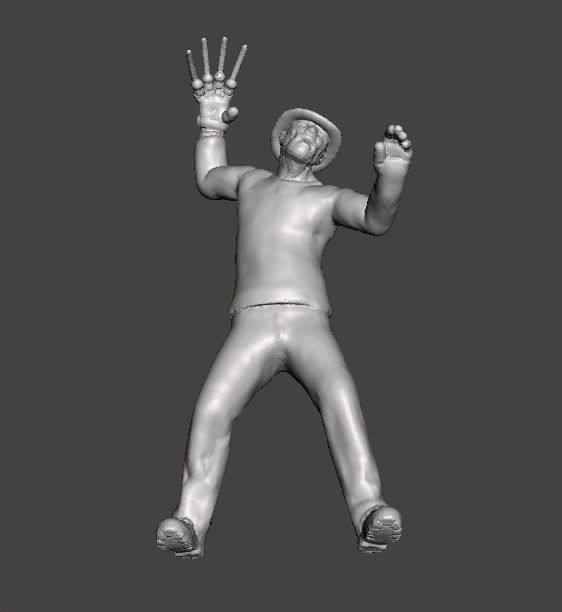 FREDDY KRUEGER MINIATURE MODEL HORROR FANTASY GAMES RPG DND 3D print model_7