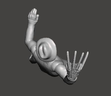 FREDDY KRUEGER MINIATURE MODEL HORROR FANTASY GAMES RPG DND 3D print model_6