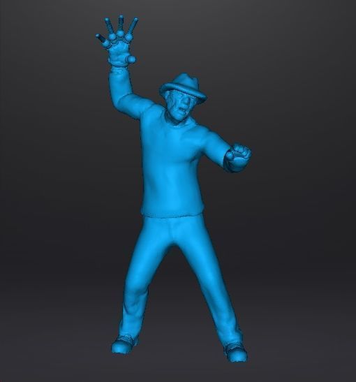 FREDDY KRUEGER MINIATURE MODEL HORROR FANTASY GAMES RPG DND 3D print model_10