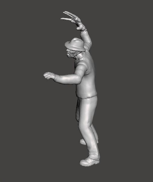 FREDDY KRUEGER MINIATURE MODEL HORROR FANTASY GAMES RPG DND 3D print model_3