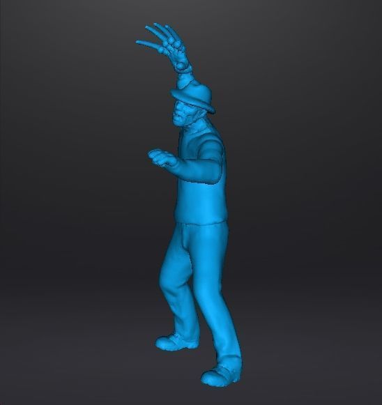 FREDDY KRUEGER MINIATURE MODEL HORROR FANTASY GAMES RPG DND 3D print model_11