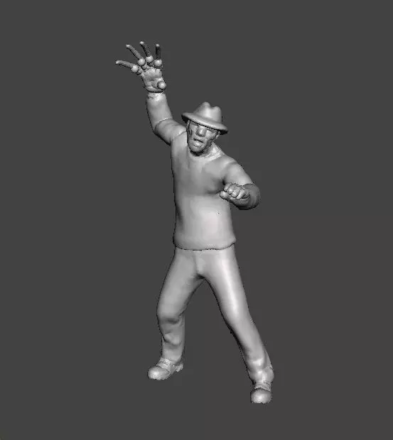 FREDDY KRUEGER MINIATURE MODEL HORROR FANTASY GAMES RPG DND 3D print model_0