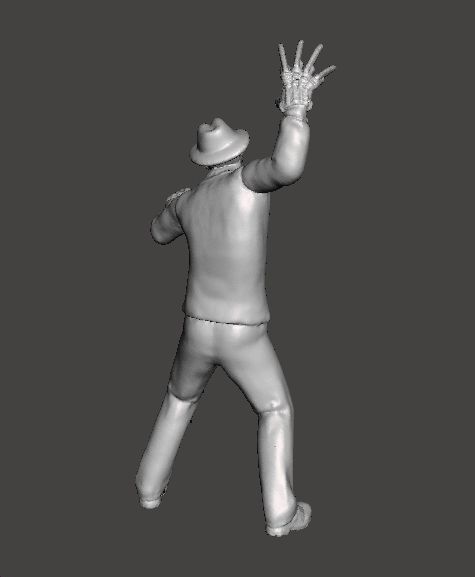 FREDDY KRUEGER MINIATURE MODEL HORROR FANTASY GAMES RPG DND 3D print model_5