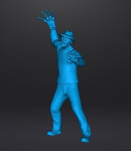 FREDDY KRUEGER MINIATURE MODEL HORROR FANTASY GAMES RPG DND 3D print model_9