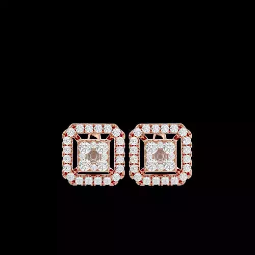 Light Minimalist Diamond Earrings