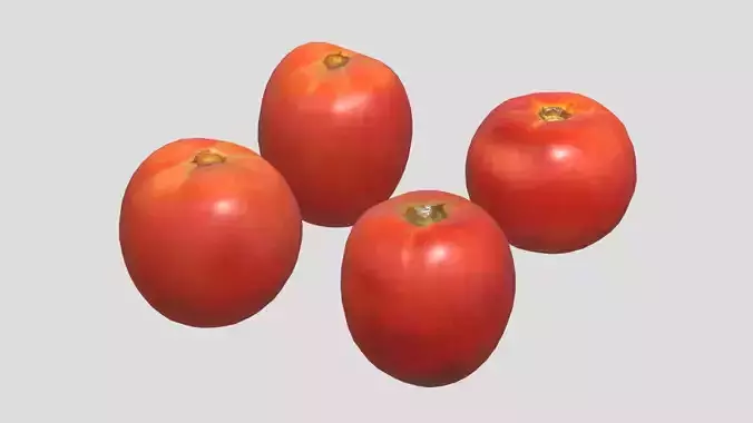 Tomato Low Poly 2