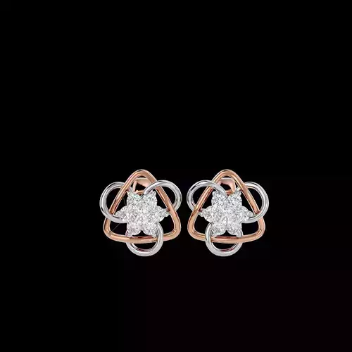 Light Minimalist Diamond Earrings