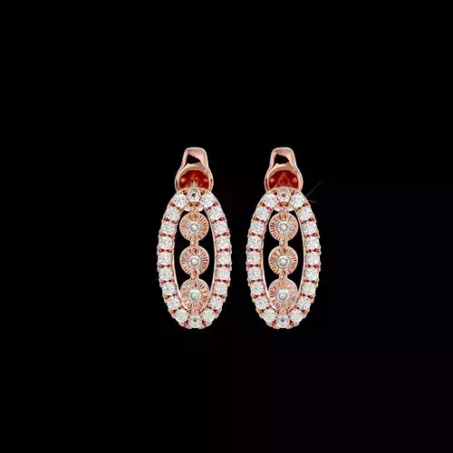 Light Minimalist Diamond Earrings