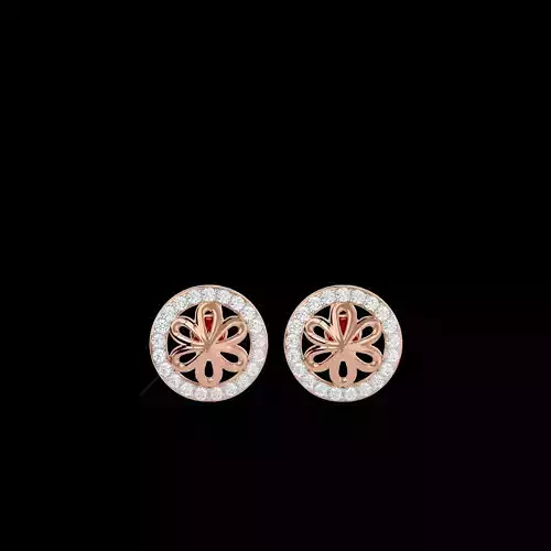 Light Minimalist Diamond Earrings