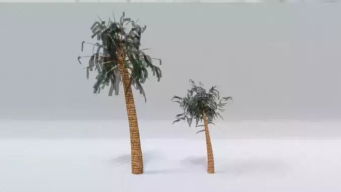 laos Vegetation fake Palm Tree 3D model