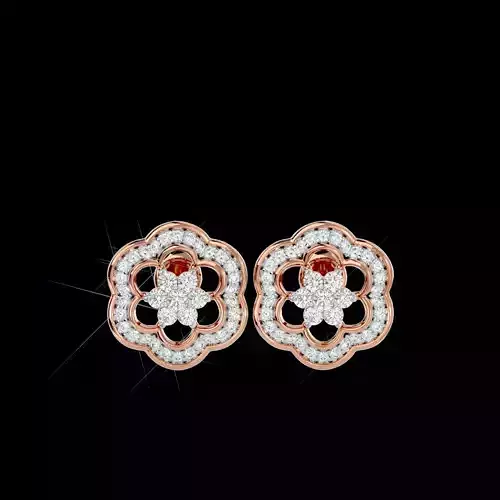 Light Minimalist Diamond Earrings