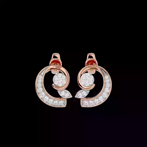 Light Minimalist Diamond Earrings