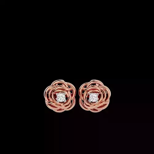 Light Minimalist Diamond Earrings