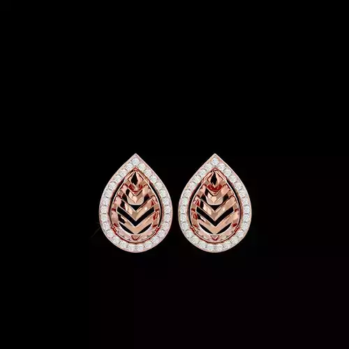 Light Minimalist Diamond Earrings