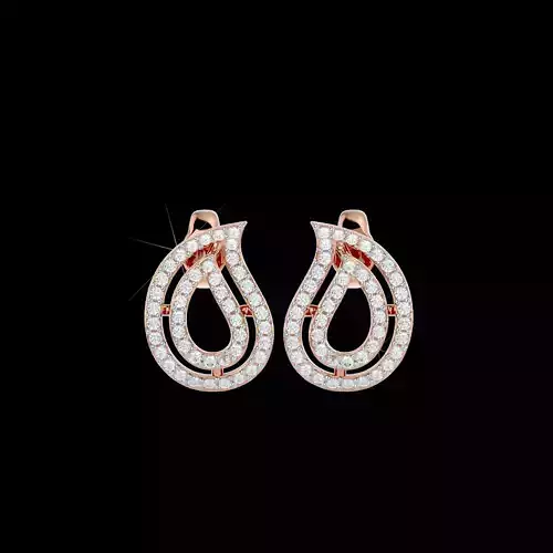 Light Minimalist Diamond Earrings