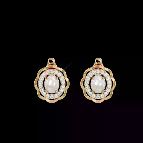 Light Minimalist Diamond Earrings