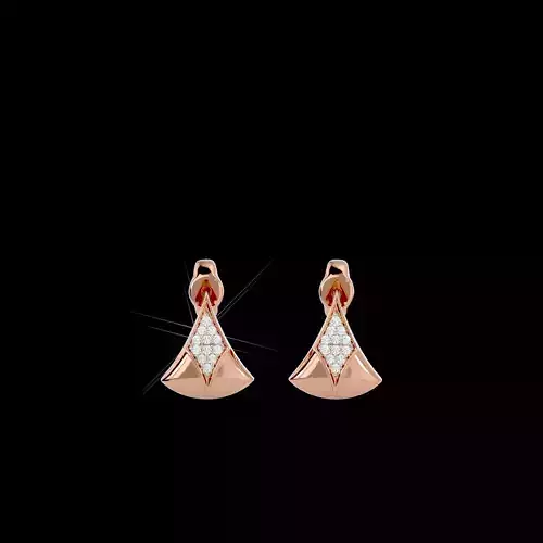 Light Minimalist Diamond Earrings
