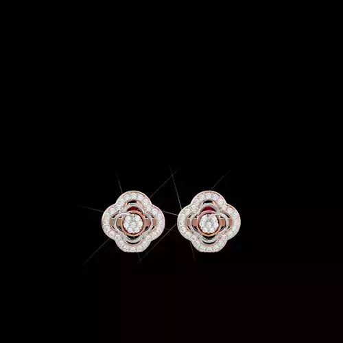 Light Minimalist Diamond Earrings
