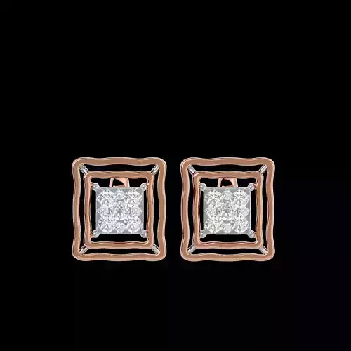 Light Minimalist Diamond Earrings
