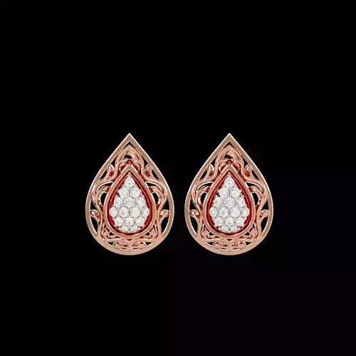 Light Minimalist Diamond Earrings