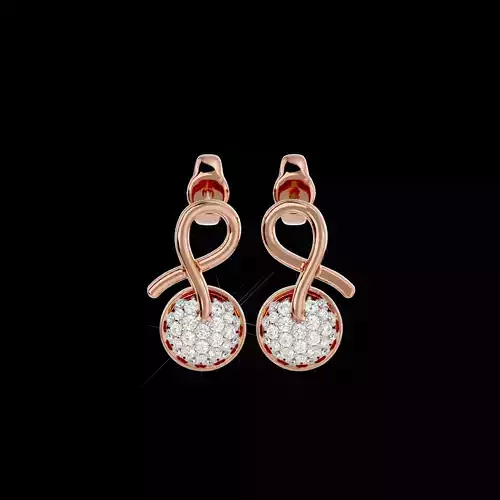 Light Minimalist Diamond Earrings