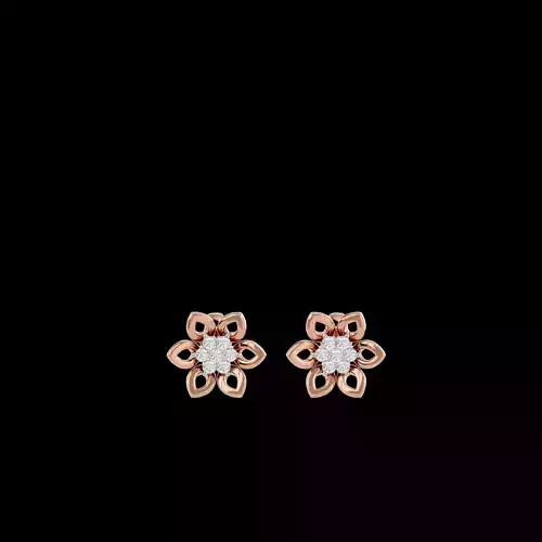 Light Minimalist Diamond Earrings