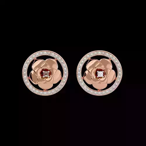 Light Minimalist Diamond Earrings