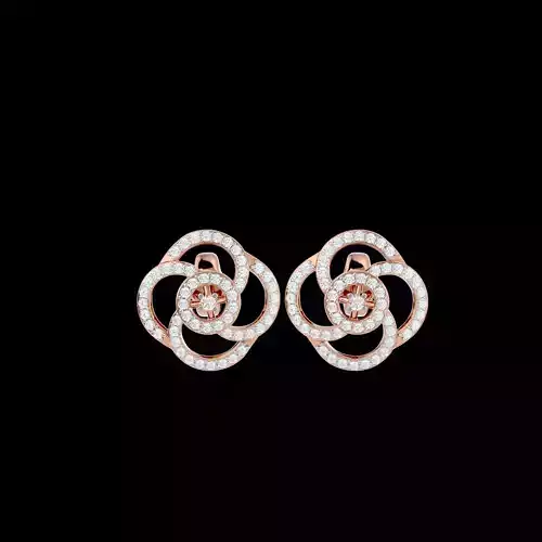 Light Minimalist Diamond Earrings
