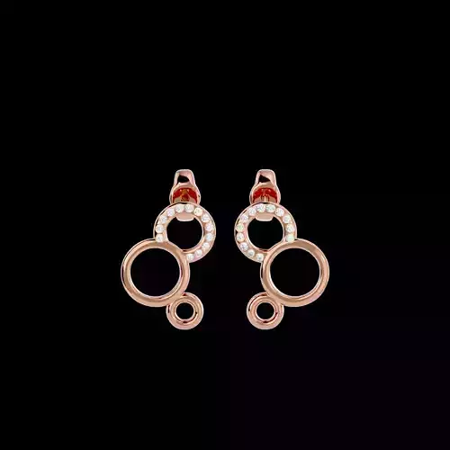 Light Minimalist Diamond Earrings