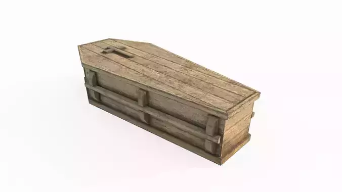 Wooden coffin
