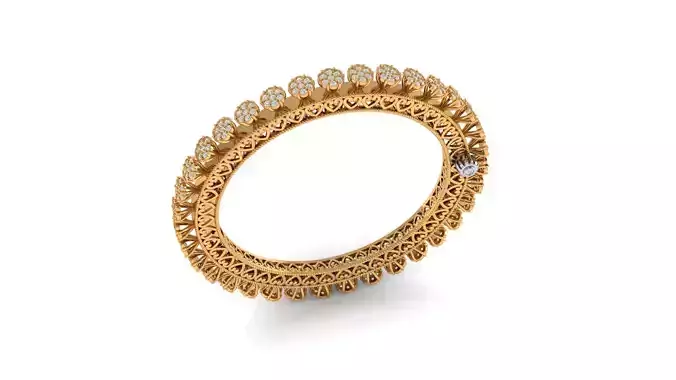 pacheli diamond bangles 3D print model