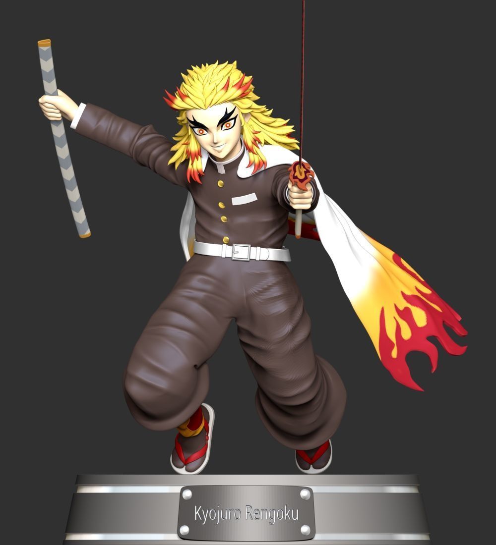 Kyojuro Rengoku - Kimetsu no Yaiba 3D print model_1