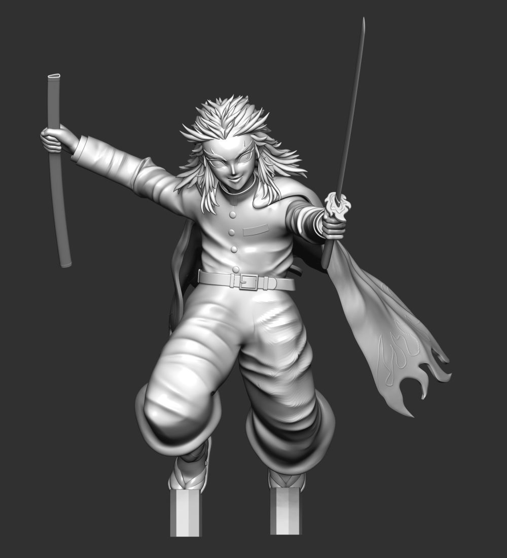 Kyojuro Rengoku - Kimetsu no Yaiba 3D print model_10