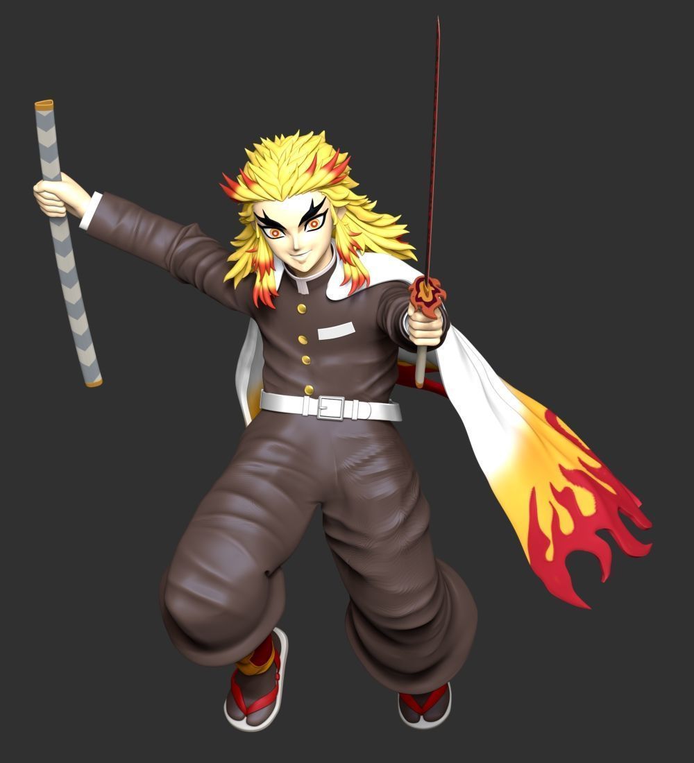 Kyojuro Rengoku - Kimetsu no Yaiba 3D print model_2